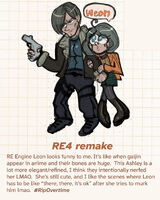 character:ashley_graham character:leon_kennedy girl notes series:resident_evil ship:ashleon // 1428x1785 // 403KB