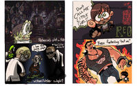character:albert_wesker character:billy_coen character:james_marcus character:rebecca_chambers character:william_birkin leeches series:resident_evil ship:willsker // 2782x1739 // 1.4MB