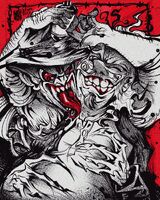 black_and_white claws commission fangs goatee goggles hat long_haired_boy medium:trad_ink_digital_tones moustache red series:other's_ocs sideburns tongue vampire yaoi // 1000x1250 // 500KB