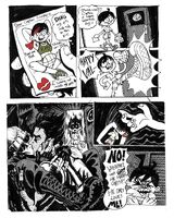 character:albert_wesker character:chris_redfield character:rebecca_chambers comic dialogue girl kissing series:resident_evil ship:chrisker ship:rebesker yaoi // 1111x1389 // 388KB