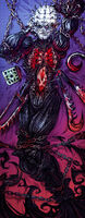 artist:SCUMSUCK blood body_horror cenobite chains character:pinhead dakimakura hooks horror knife leather needles robe saw series:film series:hellraiser torture_instruments // 392x1000 // 275KB