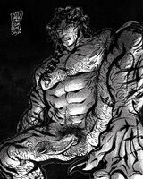 braid claws hairy long_haired_boy medium:trad_doodle medium:trad_ink_digital_tones penis request series:other's_ocs skinless // 1000x1250 // 716KB