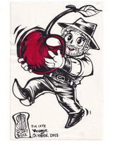 character:joseph_joestar cherry chibi food medium:trad_doodle request series:JJBA // 1280x1600 // 492KB