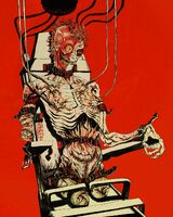 amputated_arm amputated_leg amputation bondage character:norman_osborn medical medium:trad_ink_digital_color rib_bones series:spider-man skinless skinny // 1000x1250 // 616KB