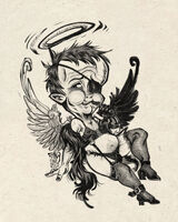 belly big_forehead character:william_whalen commission hairy lingerie medium:trad_ink_digital_tones middle_aged pinup series:venture_bros warm wings // 1000x1250 // 440KB