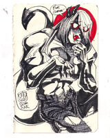 black_and_white medium:trad_doodle muscles request series:other's_ocs // 1671x2088 // 738KB