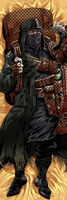 artist:SCUMSUCK character:the_merchant_(RE4) cloak commission dakimakura gray_skin mask series:resident_evil // 1000x3000 // 905KB