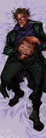 artist:SCUMSUCK character:norman_osborn coat commission dakimakura evil_smile hoodie old_man series:marvel series:spider-man visible_ribcage // 1000x3000 // 553KB