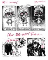 character:albert_wesker character:zeno_(resident_evil) comic dialogue series:just_gorly_things series:resident_evil ship:zenowesker // 1500x1875 // 517KB