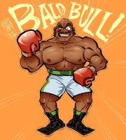 bald boots boxing_gloves character:bald_bull charm_design commission medium:digital_ink_digital_color moustache muscles series:punch-out!! shorts sideburns // 1000x1111 // 292KB