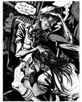balls bg_detailed black_and_white blowjob character:dale_gribble character:john_redcorn dialogue earrings eyes_closed eyes_hidden glasses grimace hair_grab hairy_legs knee_socks long_haired_boy medium:trad_ink_digital_tones muscles necklace pantless partially_clothed penis ship:sanchdiego smoking // 2000x2500 // 825KB
