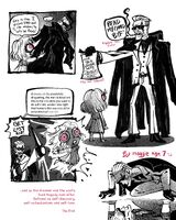 character:albert_wesker character:zeno_(resident_evil) comic dialogue series:just_gorly_things series:resident_evil ship:zenowesker // 1500x1875 // 514KB