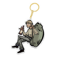 alcohol bag bandages big_nose blonde_hair character:wolfgang_grimmer charm_design commission old_man series:monster sweater // 1000x1000 // 92KB