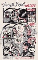 bald black_hair car character:dale_gribble character:john_redcorn character:nancy_gribble comic crying dialogue long_haired_boy series:just_gorly_things series:king_of_the_hill ship:nancydale ship:nancydalejohn ship:nancyjohn ship:sanchdiego smelling smoking threesome // 1280x1978 // 625KB