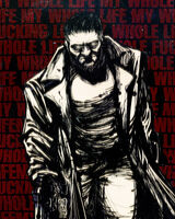 beard character:chris_redfield gun medium:digital_ink series:resident_evil text weapon // 1280x1600 // 722KB