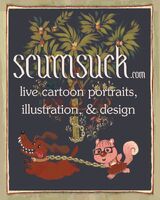 animal chains dachshund design dog flowers glasses medium:digital_painting squirrel tree // 1000x1250 // 342KB