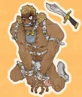 bondage character:brock_samson charm_design nude series:venture_bros teeth tighty_whities // 851x1000 // 437KB