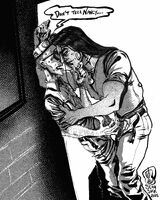 black_and_white black_hair character:dale_gribble character:john_redcorn earrings frotting infidelity long_haired_boy medium:trad_ink_digital_tones partially_clothed series:king_of_the_hill ship:sanchdiego size_difference tagme yaoi // 2000x2500 // 777KB