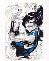 character:korra girl medium:trad_doodle request series:legend_of_korra // 1000x1250 // 639KB