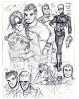 character:albert_wesker character:chris_redfield series:resident_evil ship:chrisker // 1500x1875 // 922KB