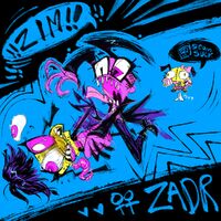 character:dib character:zim medium:trad_doodle_digital_color request series:invader_zim ship:zadr // 1000x1000 // 336KB