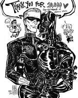 big_boobs black_and_white character:albert_wesker character:basile_(latex) character:chris_redfield character:ollie handholding medium:trad_ink series:OCs series:senspai ship:ollie_n_basile // 1000x1250 // 239KB