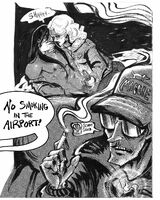 character:dale_gribble character:john_redcorn character:nancy_gribble comic dialogue hand_over_mouth handjob medium:trad_ink_digital_tones nipples seme:lady series:king_of_the_hill ship:nancyjohn smoking uke:dude uke:muscular // 1500x1875 // 579KB