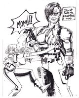 big_boobs bodysuit character:grace_ashcroft character:leon_kennedy leather_gloves leather_harness nipples seme:lady seme:smaller seme:younger series:resident_evil ship:graceleon uke:older // 1000x1250 // 273KB