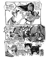 animal cat character:dale_gribble character:john_redcorn comic dachshund dialogue series:king_of_the_hill // 1280x1600 // 439KB