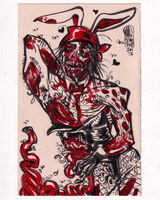 blood bunny_ears bunny_suit character:john_marston guro medium:trad_doodle request series:red_dead_redemption zombie // 1111x1389 // 486KB