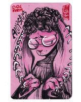 furry glasses medium:trad_doodle rabbit request series:other's_ocs toned_paper // 1000x1250 // 552KB