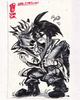 bridal_carry character:mikazuki_augus character:orga_itsuka medium:trad_doodle request series:gundam series:gundam_iron_blooded_orphans size_difference // 1000x1250 // 479KB