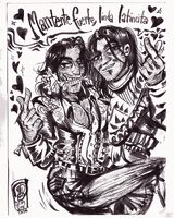 character:javier_escuella character:luis_sera commission dialogue medium:trad_doodle request roses series:red_dead_redemption series:resident_evil // 1000x1250 // 304KB