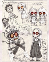character:albert_wesker character:chris_redfield choking girl medium:ballpoint_pen medium:sketchpage medium:trad_doodle series:resident_evil ship:chrisker // 1000x1250 // 598KB
