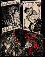 character:albert_wesker character:chris_redfield comic hug series:resident_evil ship:chrisker worms // 1280x1600 // 945KB